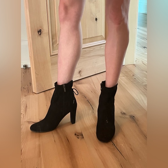 Sam Edelman - Suede 3in Bootie Black - Picture 3 of 11